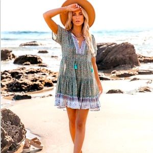 Baby doll tunic dress/ close up are true colors of dress.